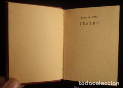 Libros: COLECCION MINIATURA.TEATRO LOPE DE VEGA. ED. CUMBRE N&ordm; 7. MEX. 1969 229PAG -