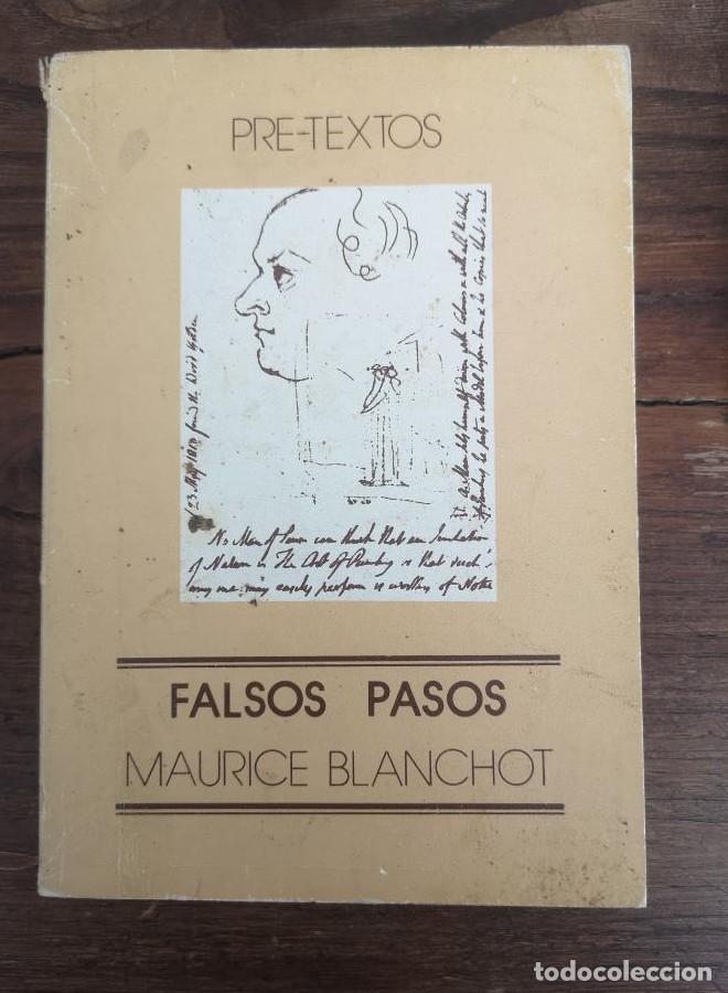 books: Falsos pasos - Maurice Blanchot - Pretextos -