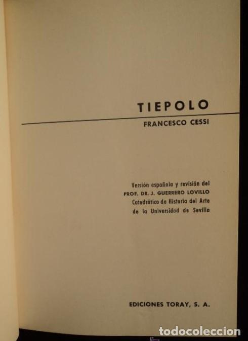 Libros: TIEPOLO. LOS DIAMANTES DEL ARTE. ED. TORAY 1971 35 PAG MAS ILUSTRACIONES -