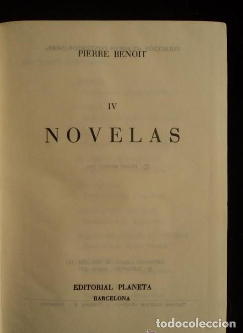 books: PIERRE BENOIT. NOVELAS. ED. PLANETA. VOL 2. 1958 1567 PAG -