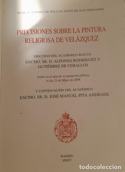Libros: Precisiones sobre la pintura religiosa de Vel&aacute;zquez por Alfonso Rodr&iacute;guez y Guti&eacute;rrez de Ceballos -