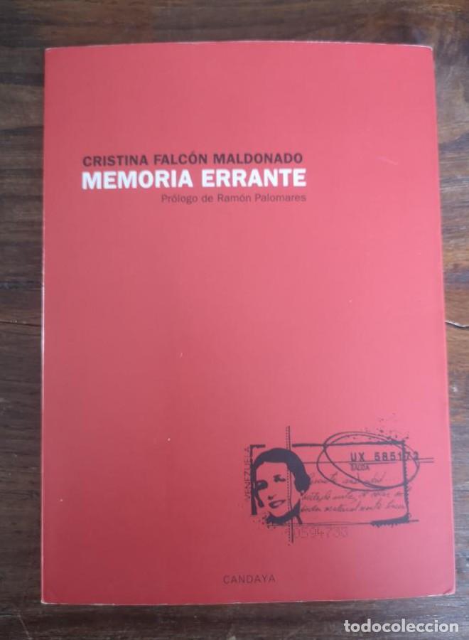 B&uuml;cher: Memoria Errante - Falc&oacute;n Maldonado Cristina- Editorial CANDAYA- CON CD -