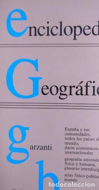 Libri di seconda mano: ENCICLOPEDIA GEOGRAFICA. GARZANTI. Publicado por B., Barcelona, (1983) 1127pp -