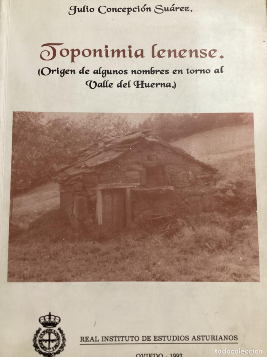 Livros em segunda m&atilde;o: TOPONIMIA LENENSE JULIO CONCEPCION SU&Aacute;REZ POLA DE LENA