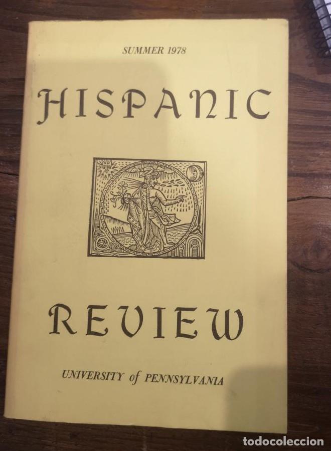 B&uuml;cher: Hispanic Review Volume 49 . 1981. - Revista Hispanic Review. Varios. PENNSYLVANIA. -