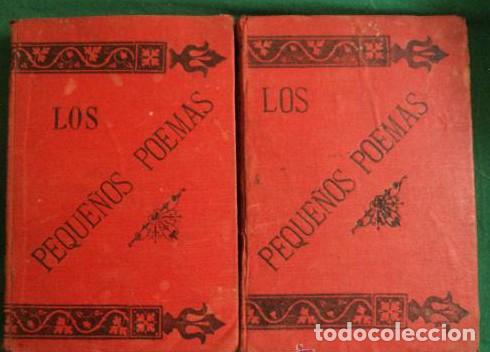 Libri di seconda mano: LOS PEQUE&Ntilde;OS POEMAS. RAMON DE CAMPOAMOR. 2 VOL. 1983 ED.ADMINISTRACION. 324 Y 326 PAG -