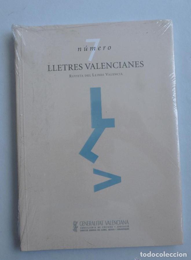 Libros: LLETRES VALENCIANES. N&ordm; 7. GENERALITAT VALENCIANA. 2002 142 PAG -