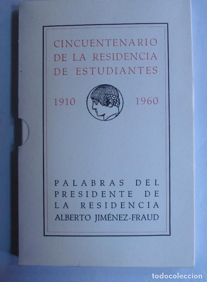 B&uuml;cher: Cincuentenario de la Residencia de Estudiantes : 1910-1960 [Tapa blanda] by J... - Alberto.- JIM&Eacute;NEZ