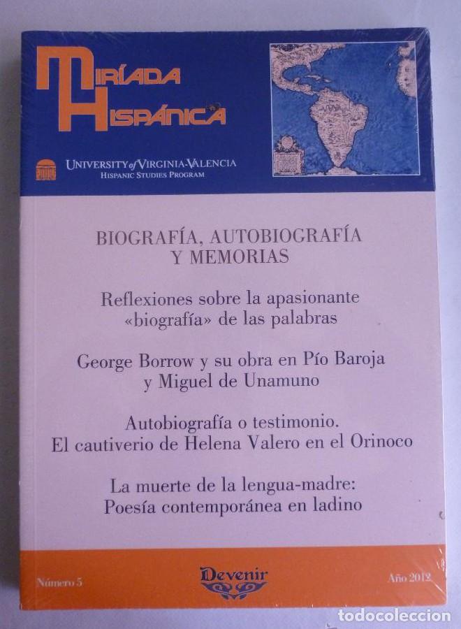 Libri di seconda mano: MIRIADA HISPANICA.BIOGRAFIA,AUTOBIOGRAFIA, MEMORIAS.DEVENIR. N&ordm;5 2012 -