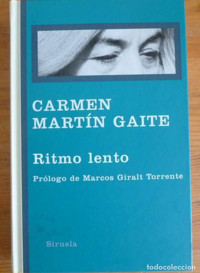 Livros em segunda m&atilde;o: RITMO LENTO. CARMEN MARTIN GAITE. SIRUELA. 2010 338 PAG -