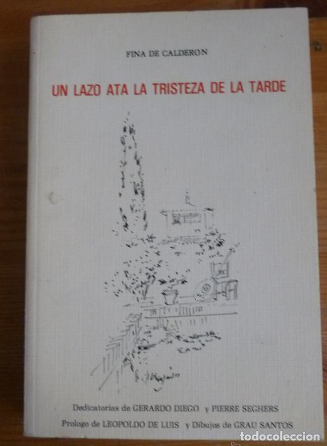 Livres: UN LAZO ATA LA TRISTEZA DE LA TARDE. FINA DE CALDERON. AYUN.TOLEDO. 1987 130 PAG -
