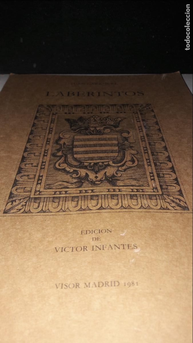 Libros: LABERINTOS JUAN CARAMUEL - VISOR - 1981 - Foto 1