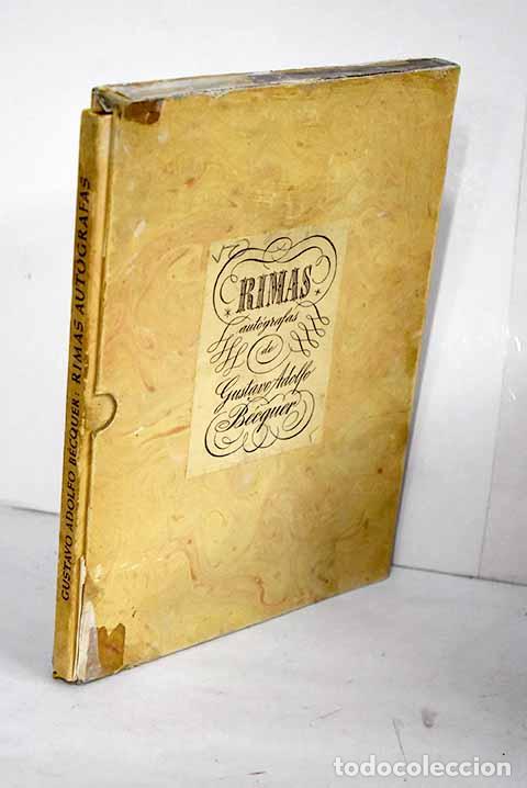 Libros: Rimas aut&oacute;grafas: B&eacute;cquer, Gustavo Adolfo.- B&eacute;cquer, Gustavo Adolfo - Foto 1