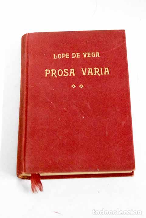 Libros: Prosa varia: Vega, Lope de.- Vega, Lope de