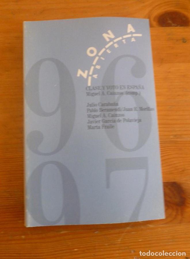B&uuml;cher: ZONA AABIERTA 96-97 2001. CLASE VOTO EN ESPA&Ntilde;A. 243 PAG -