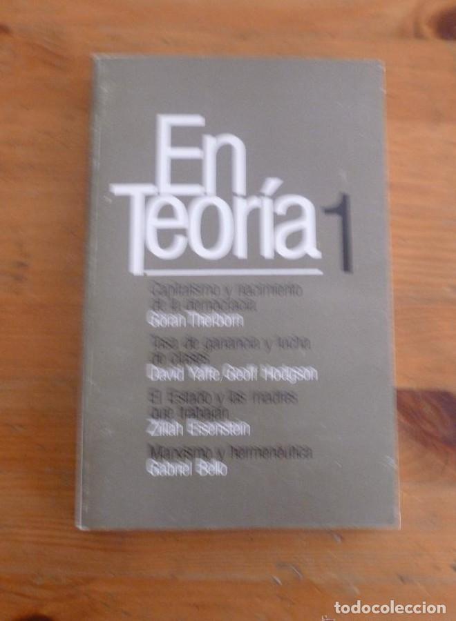 B&uuml;cher: EN TEORIA 1. THERBORN, YAFFE, GABRIEL BELLO. ZONA ABIERTA 1979 200 PAG -