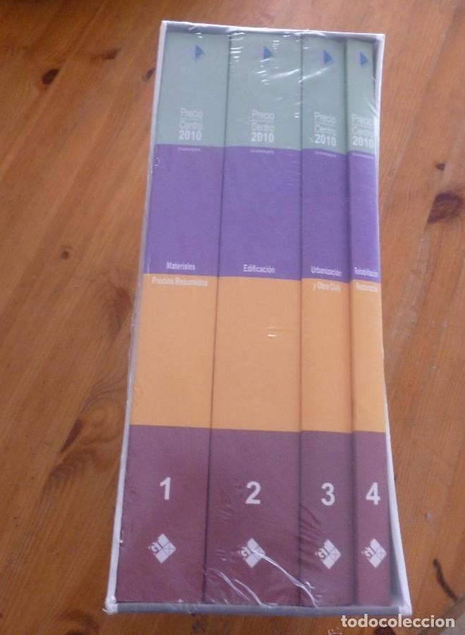 B&uuml;cher: PRECIO DE LA CONSTRUCCION CENTRO 2010. 4 VOLUMENES PRECINTADO. GUADALAJARA. COLEGIO APAREJADORES. -