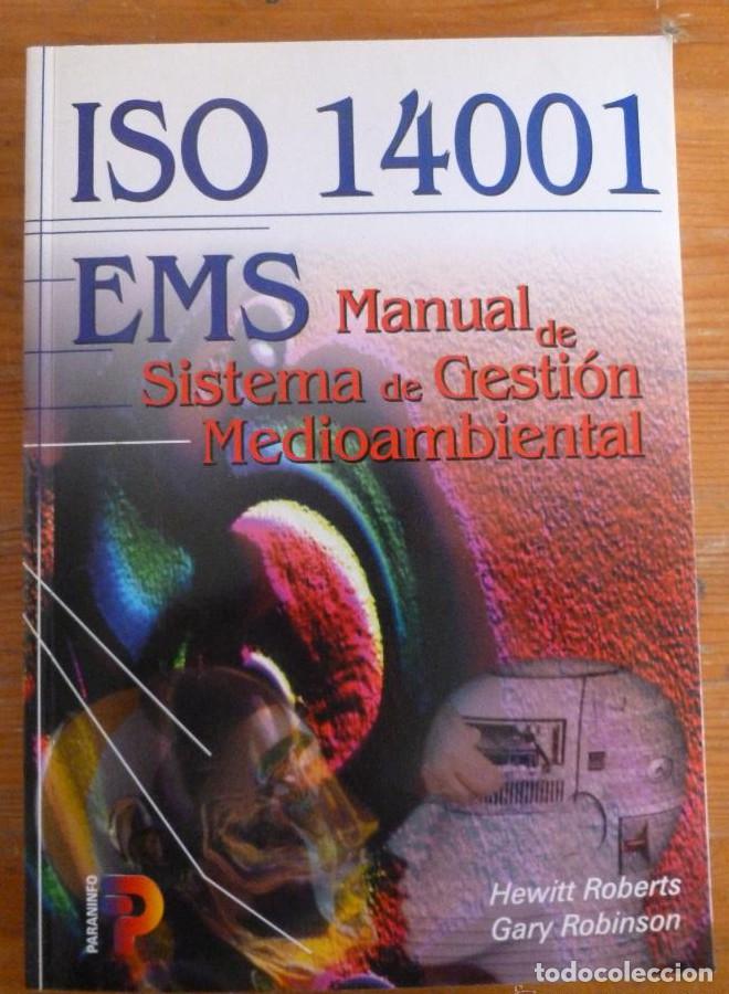 Livros em segunda m&atilde;o: MANUAL DE SISTEMA DE GESTION MEDIOAMBIENTAL.ISO14001. ROBERTS Y ROBINSON. PARANINFO.1999 425 PAG -