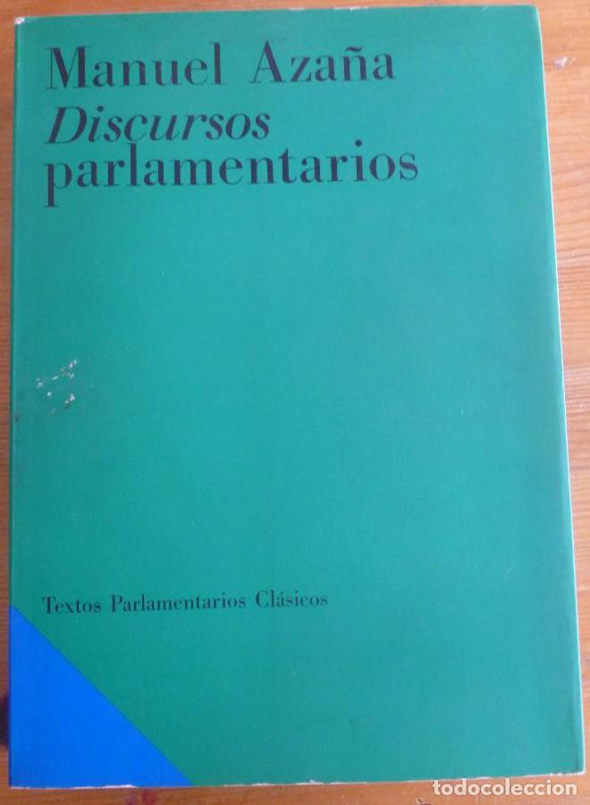 B&uuml;cher: DISCURSOS PARLAMENTARIOS. MANUEL AZA&Ntilde;A. CONGRESO DIPUTADOS. 1992 997 PAG -