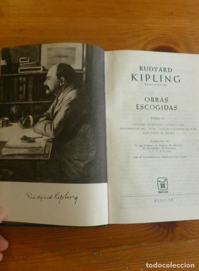 Libros: OBRAS ESCOGIDAS. RUDYARD KIPLING. ED. AGUILAR. VOL 2. 1972 1147 PAG -