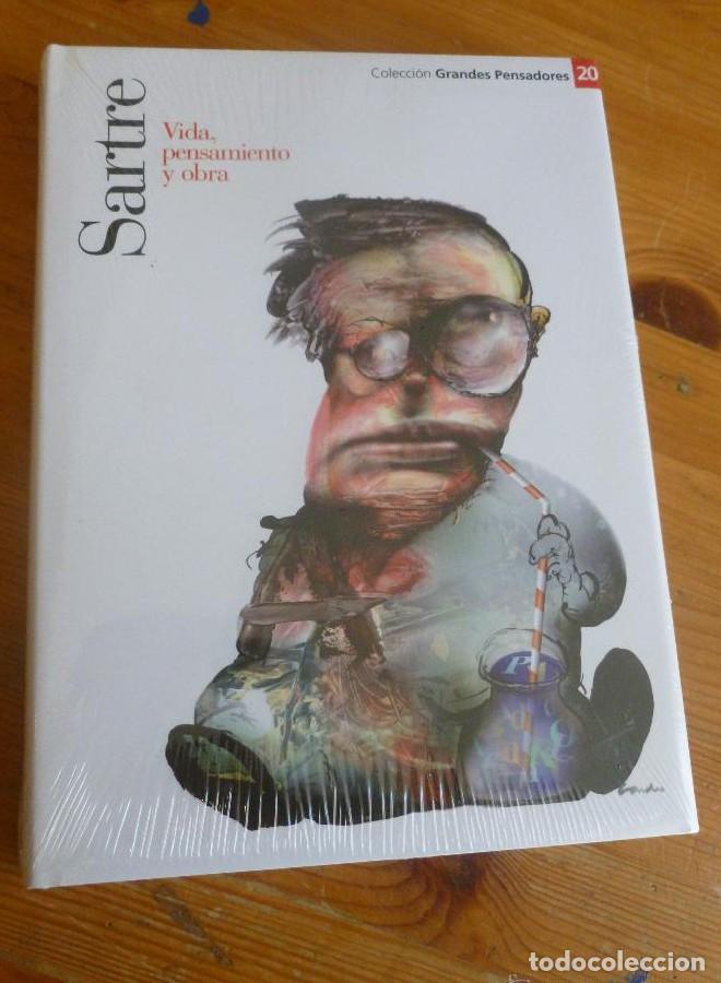 Libros: SARTRE. VIDA, PENSAMIENTO Y OBRA. EL MUNDO. PLANETA. PRECINTADO. -