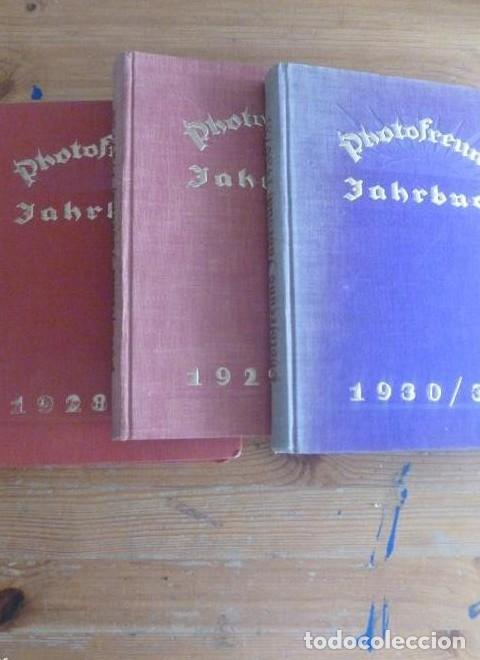 Libros: PHOTOFREUND JAHRBUCH 1928 -1929. 1929 -1930 1930-1931AGFA. 290 POR VOL. FOTOGRAFIA ALEMAN. -