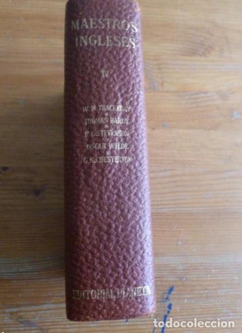 B&uuml;cher: MAESTROS INGLESES. VOL IV. PLANETA. 1&ordm;ED 1962 2000pp. -