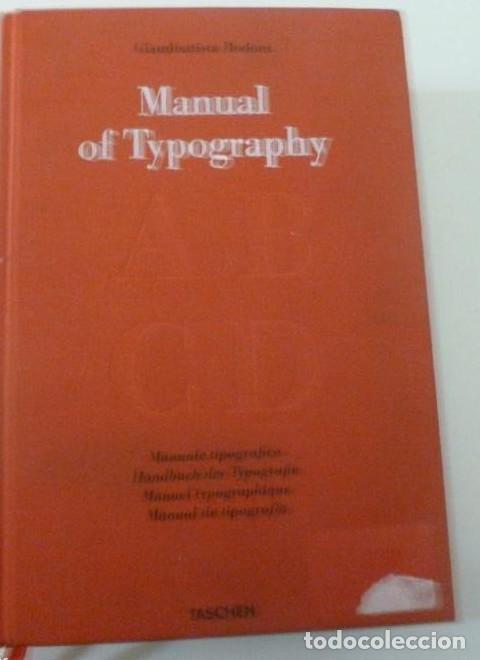 Libros: Bodoni. Manual of Typography ? Manuale tipografico (1818) - Prof. Dr. Stephan F&uuml;ssel