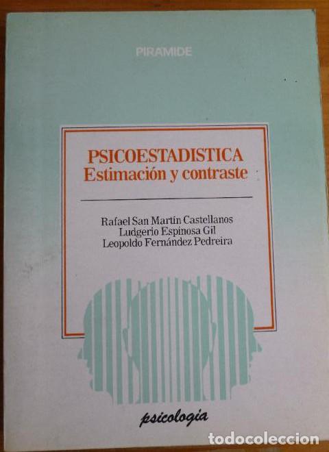 Livres: Psicoestadistica : estimacion y contraste - Rafael San Martin