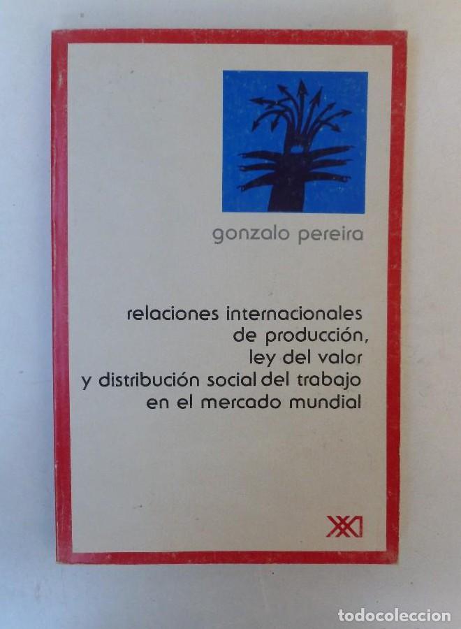 B&uuml;cher: Relaciones internacionales de producci&oacute;n - Gonzalo Pereira - Ed. Siglo XXI. 192pp -