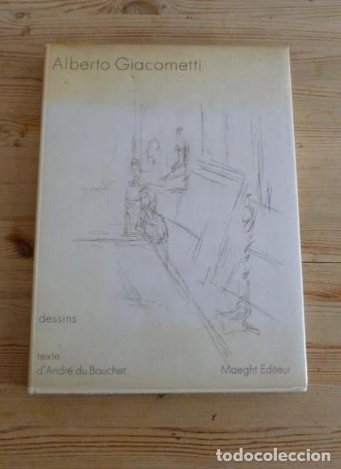 Livres: ALBERTO GIACOMETTI. DESSINS 1914-1965 ANDRE DU BOUCHET. MAEGHT EDITEUR. 1969 -