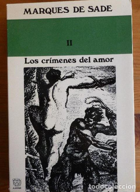 Libros: Los crimenes del amor II - Marques de Sade - Foto 1