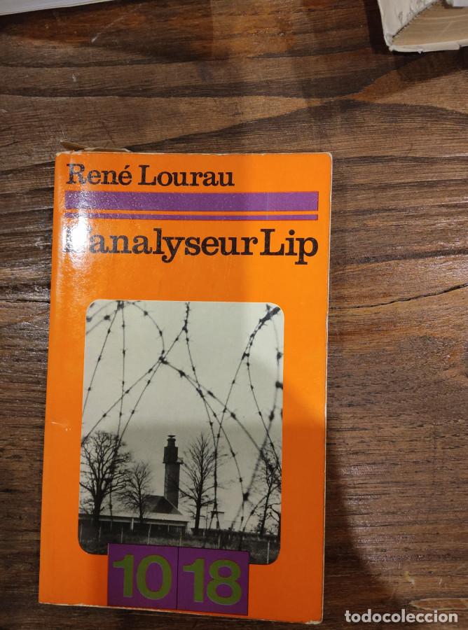 Libros: LANALYSEURLIP - REN&Eacute; LOURAU - Foto 1