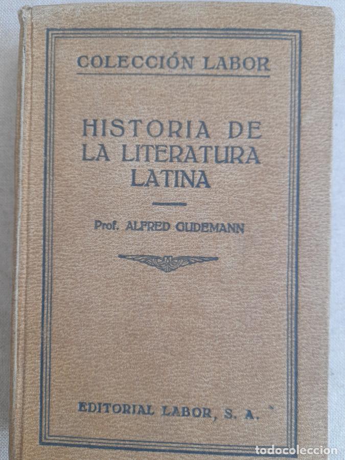 books: Historia de la literatura latina - Alfred Gudemann