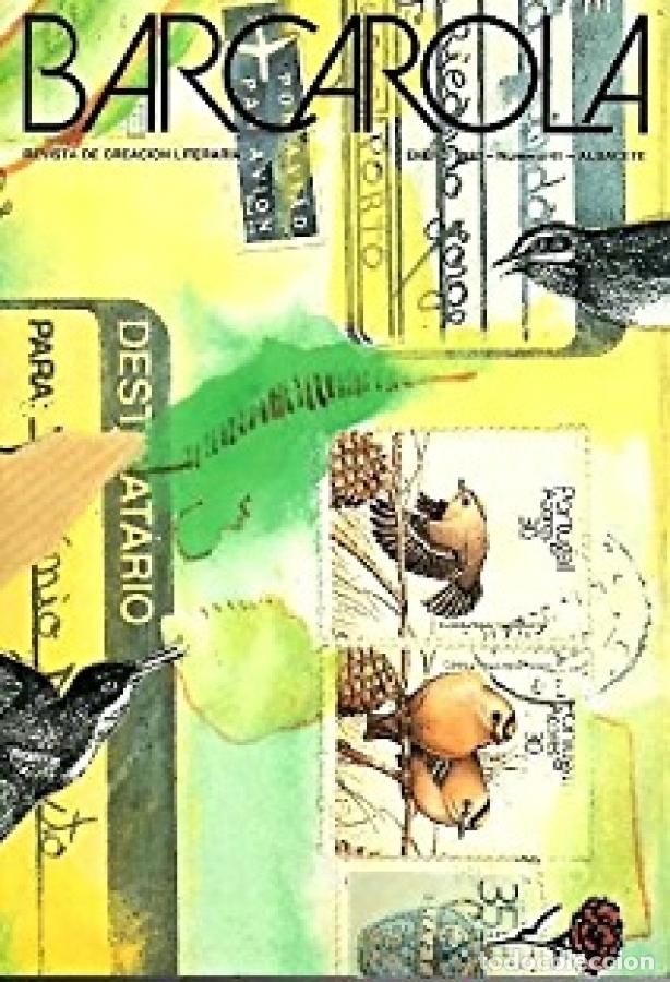 B&uuml;cher: BARCAROLA NUMERO 41. REVISTA DE CREACION LITERARIA. ENERO 1993, ALBACETE. -