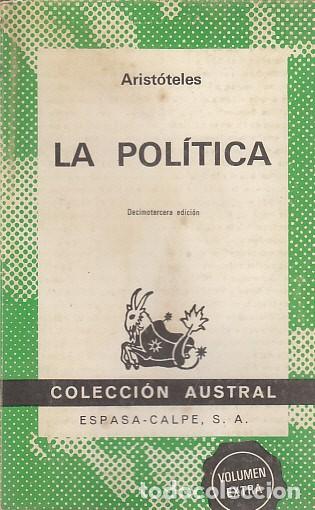 Libros: La pol&iacute;tica - Arist&oacute;teles - Foto 1