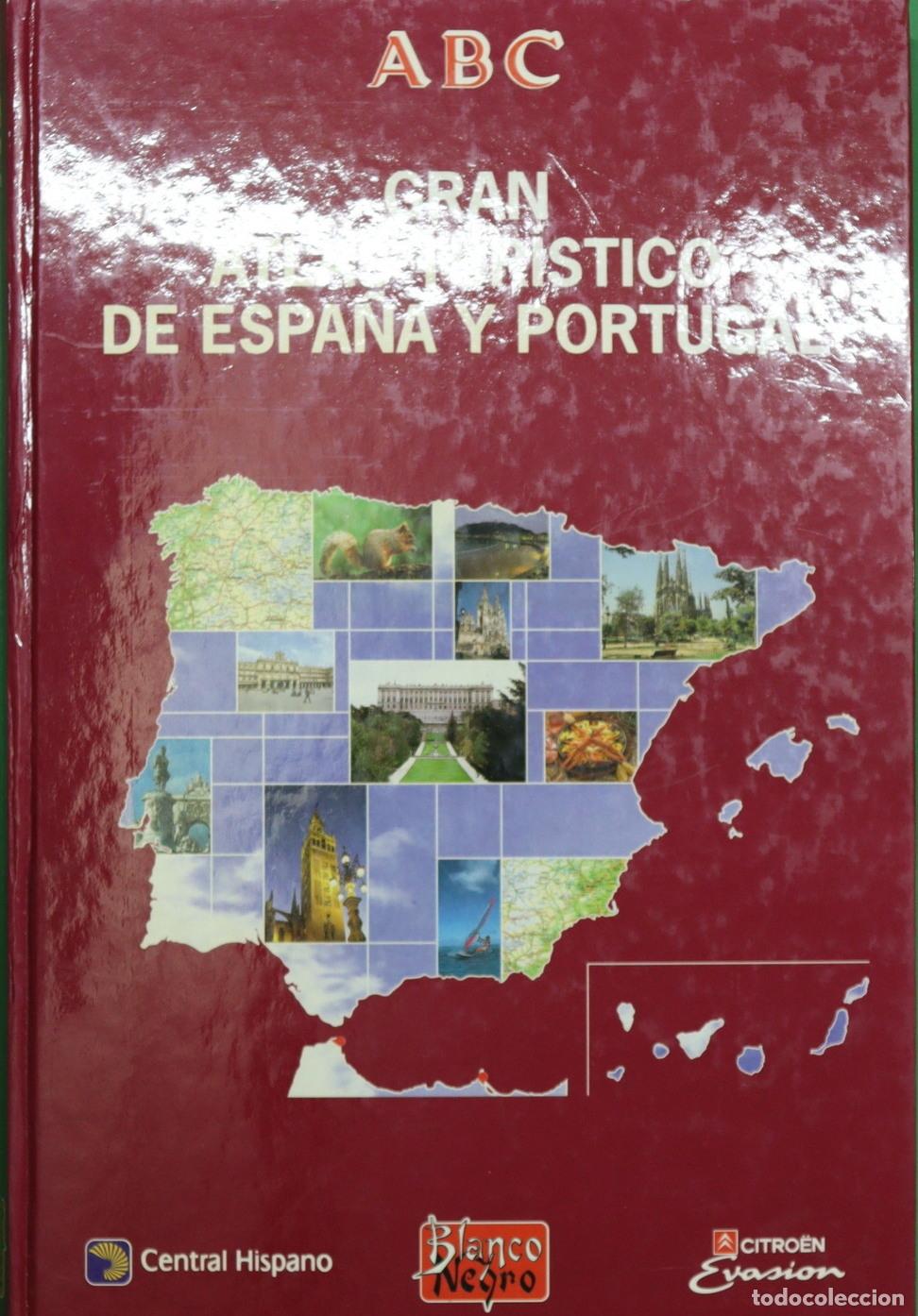 Libros: Gran atlas tur&iacute;stico de Espa&ntilde;a y Portugal - VV.AA