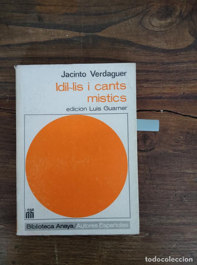 Libros: IDIL-LIS I CANTS MISTICS - JACINTO VERDAGUER