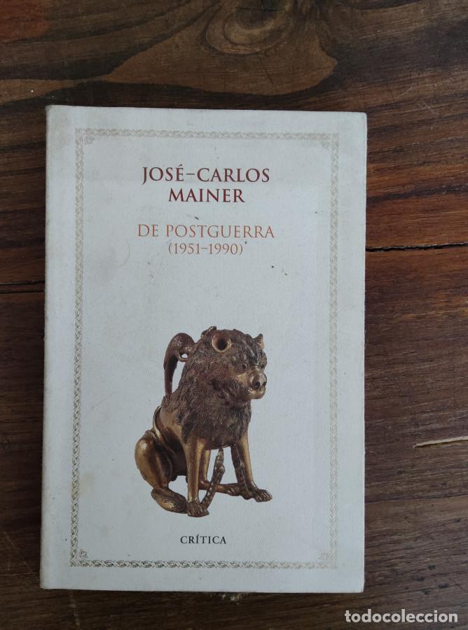 Libros: DE POSTGUERRA (1951-1990) - JOS&Eacute; CARLOS MAINER - Foto 1