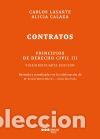 Libri di seconda mano: CONTRATOS - CARLOS LASARTE,ALICIA CALAZA