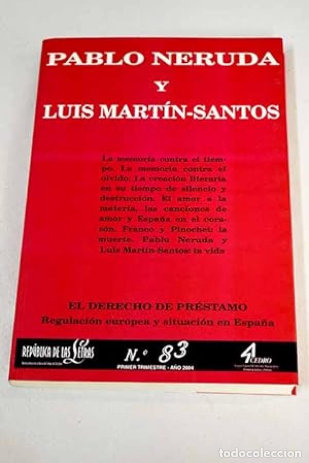 Libros: PABLO NERUDA Y LUS MARTIN-SANTOS - - Foto 1