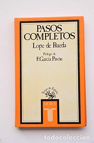 Libros: PASOS COMPLETOS. - RUEDA, Lope de. - Foto 1