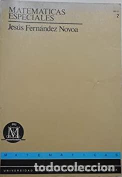 Libri di seconda mano: Matem&aacute;ticas especiales 2 - Jes&uacute;s Fern&aacute;ndez Novoa