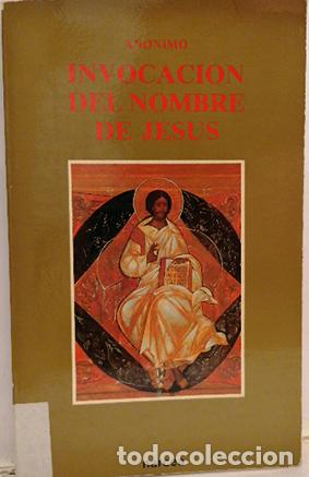 books: Invocaci&oacute;n del nombre de Jes&uacute;s - ANONIMO