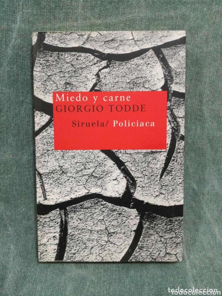 Libros: Miedo y carne - Todde, Giorgio - Foto 1