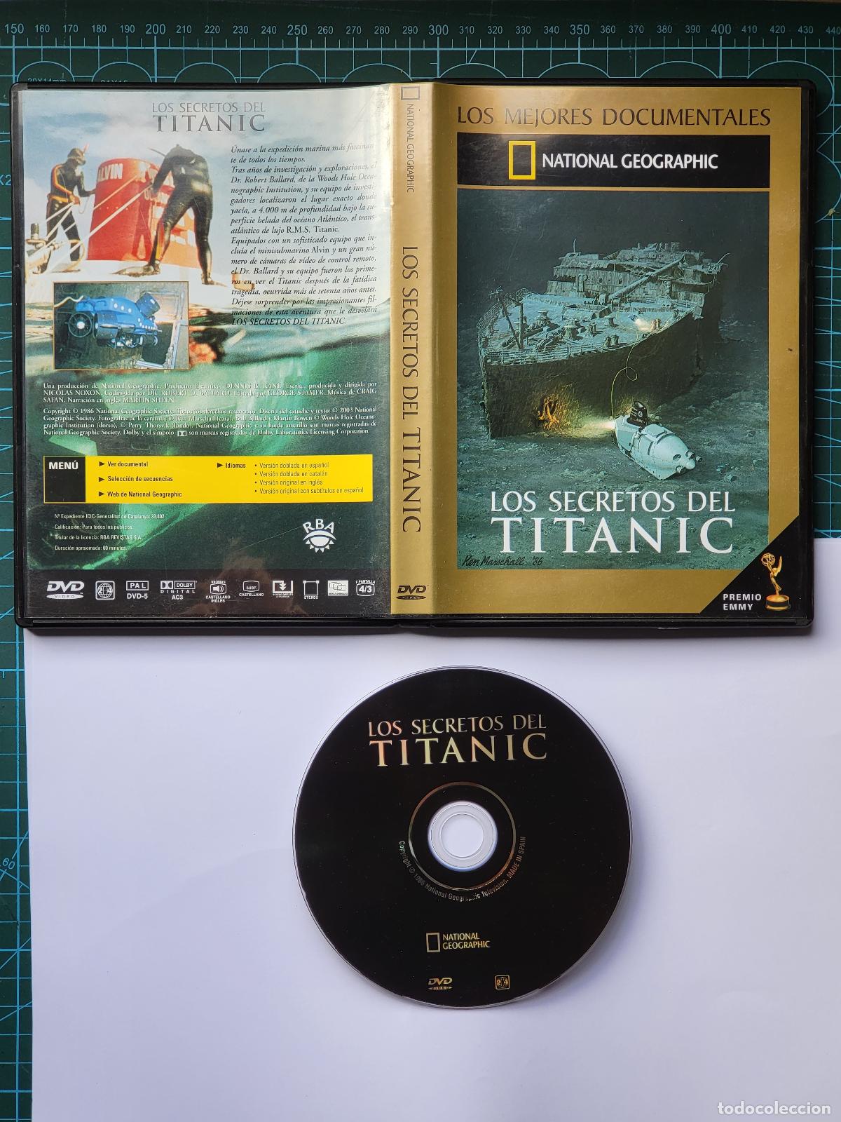 Libros: DVD DOCUMENTAL SECRETOS TITANIC NATIONAL GEOGRAPHIC IDIOMA SPA-CAT-ING SUBT SPA