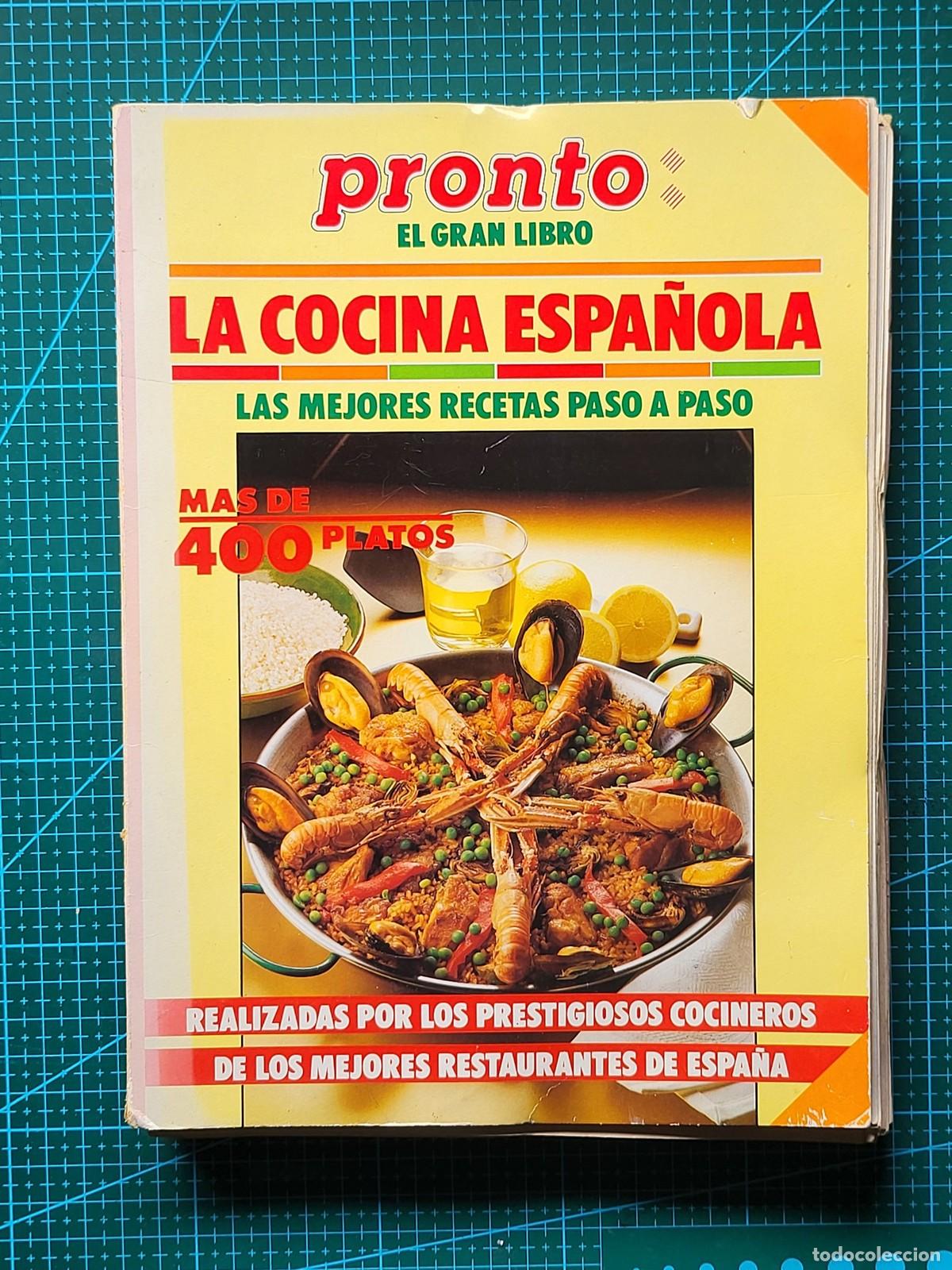 Libros: COLECCIONABLE COCINA ESPANOLA 400 PLATOS PRONTO IDIOMA SPA 50 FASCICULOS
