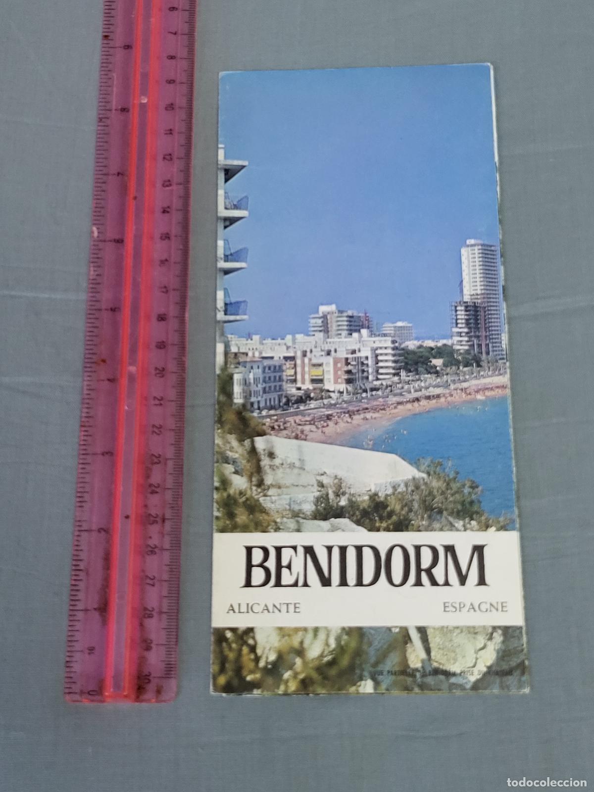 Libros: FOLLETO MIN TURISMO SPAIN BENIDORM ALICANTE 1967 FRANCES DESPLEGABLE FOTOS VINTA