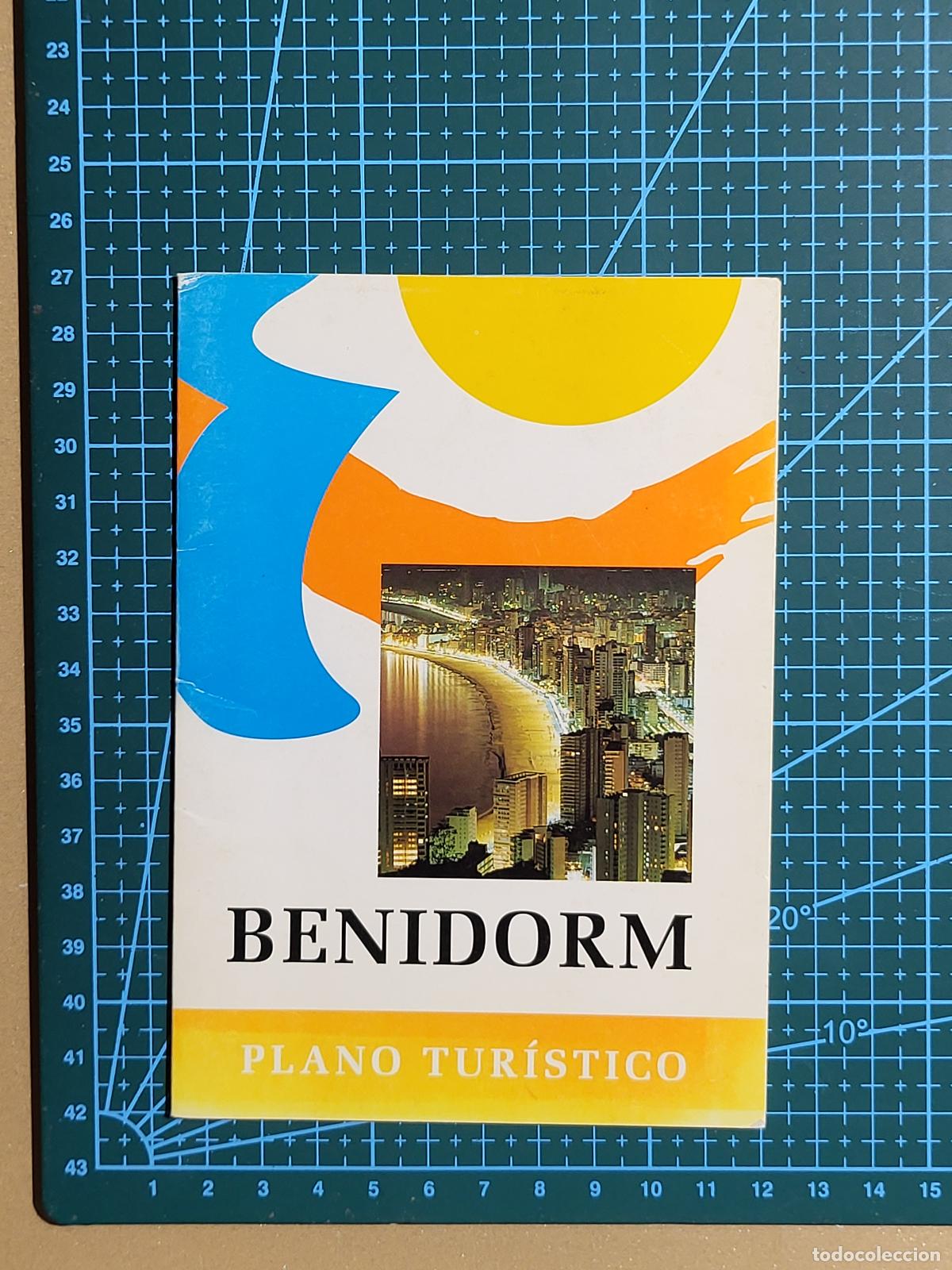 Libros: MAPA AYUNTAMIENTO BENIDORM DESPLEGABLE TURISMO ORIGINAL USED