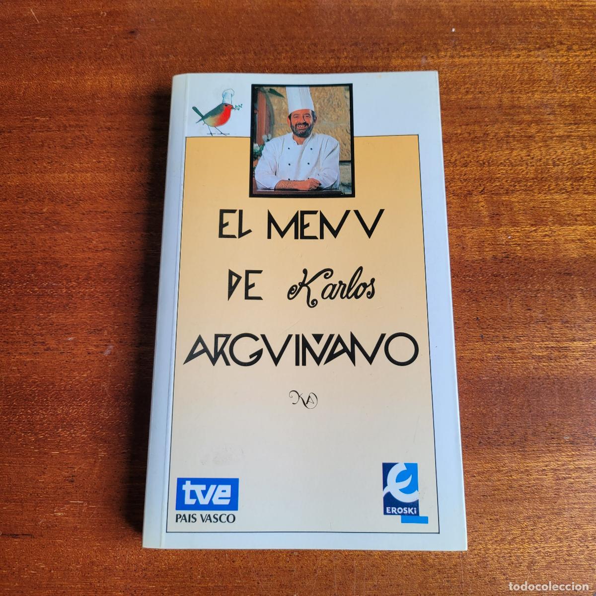 Libros: LIBRO TVE EROSKI MENU KARLOS ARGUINANO PAG 92 1992 TAPA BLANDA RECETAS COCINA